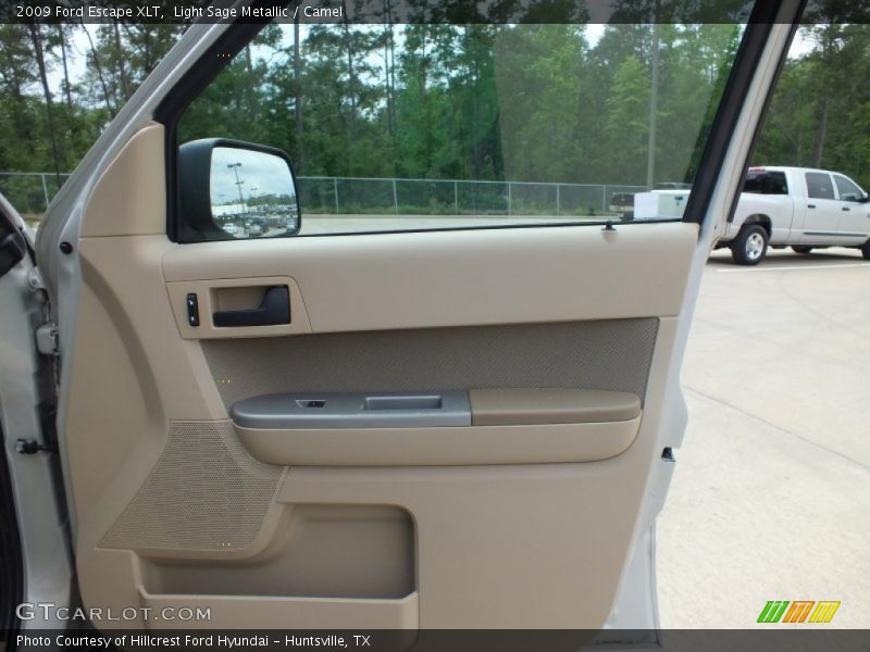 Light Sage Metallic / Camel 2009 Ford Escape XLT
