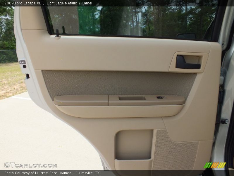 Light Sage Metallic / Camel 2009 Ford Escape XLT