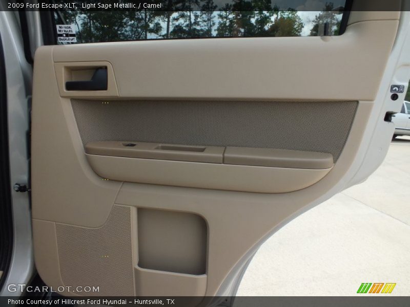 Light Sage Metallic / Camel 2009 Ford Escape XLT