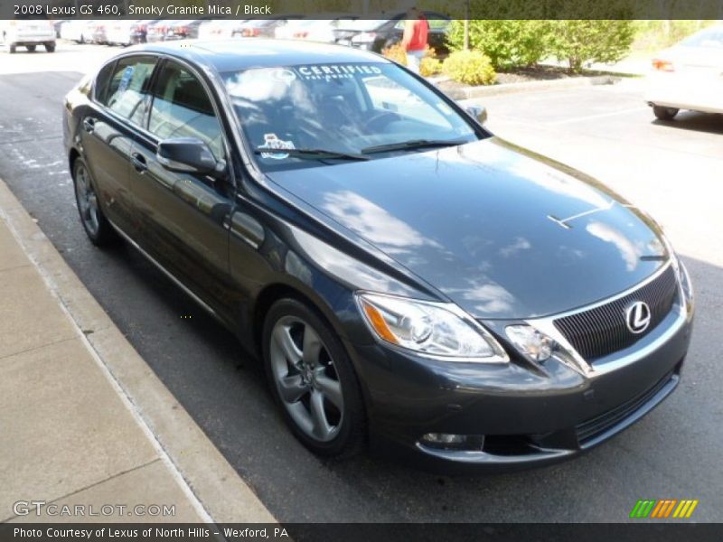 Smoky Granite Mica / Black 2008 Lexus GS 460