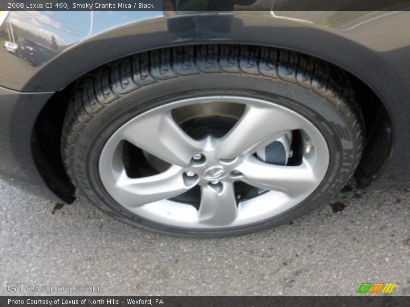 Smoky Granite Mica / Black 2008 Lexus GS 460