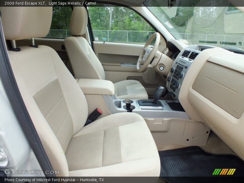 Light Sage Metallic / Camel 2009 Ford Escape XLT
