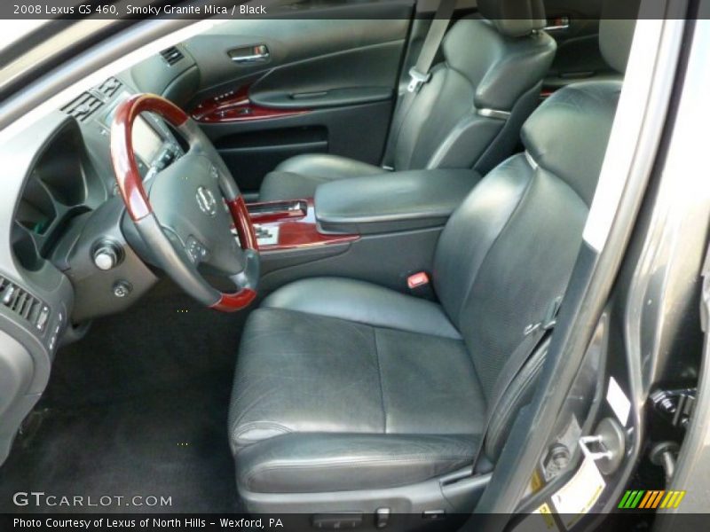 Smoky Granite Mica / Black 2008 Lexus GS 460