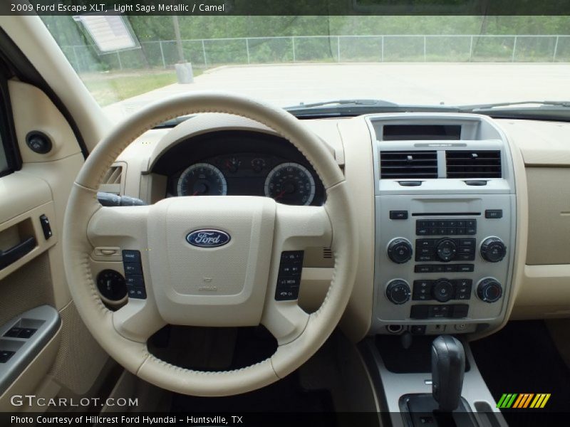 Light Sage Metallic / Camel 2009 Ford Escape XLT