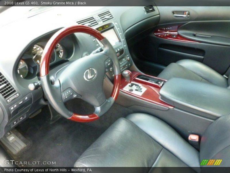 Smoky Granite Mica / Black 2008 Lexus GS 460