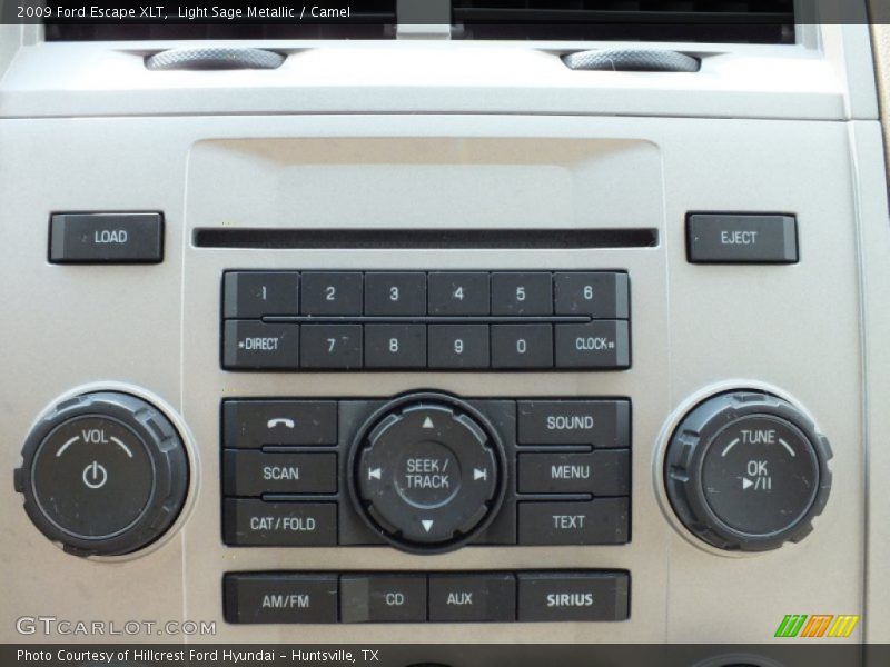 Light Sage Metallic / Camel 2009 Ford Escape XLT