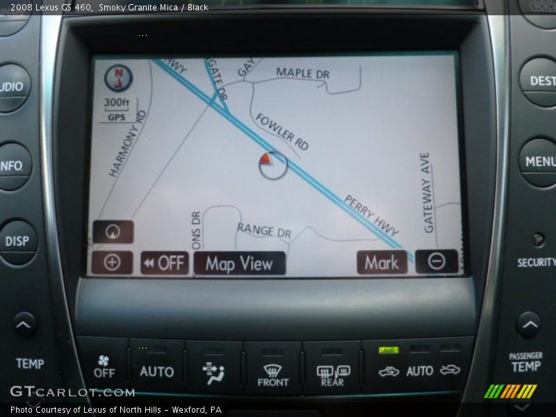 Smoky Granite Mica / Black 2008 Lexus GS 460