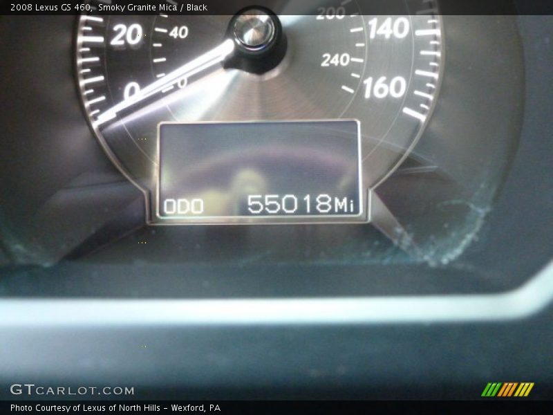 Smoky Granite Mica / Black 2008 Lexus GS 460