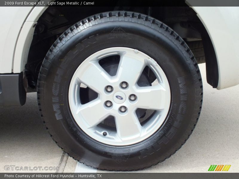 Light Sage Metallic / Camel 2009 Ford Escape XLT