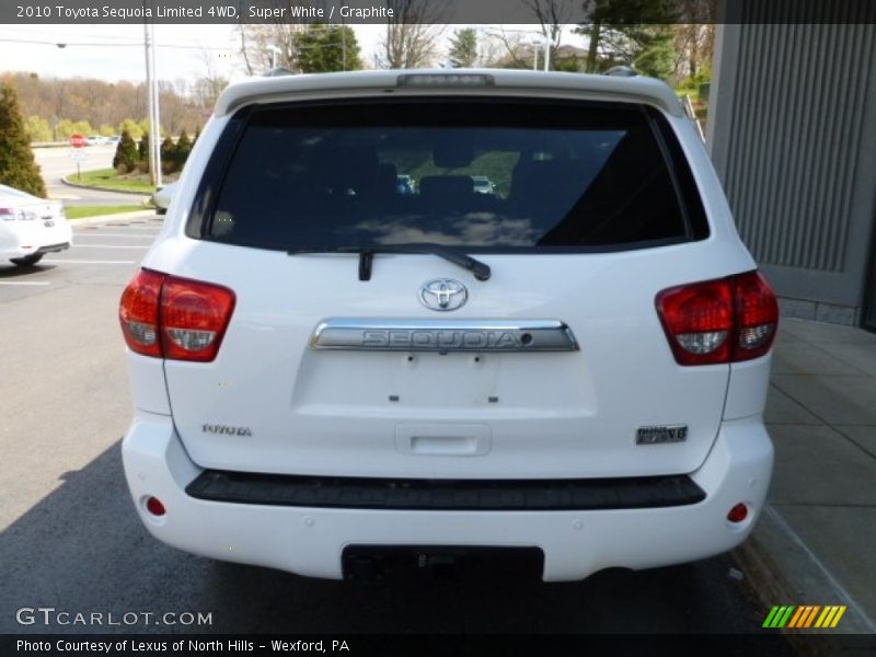 Super White / Graphite 2010 Toyota Sequoia Limited 4WD