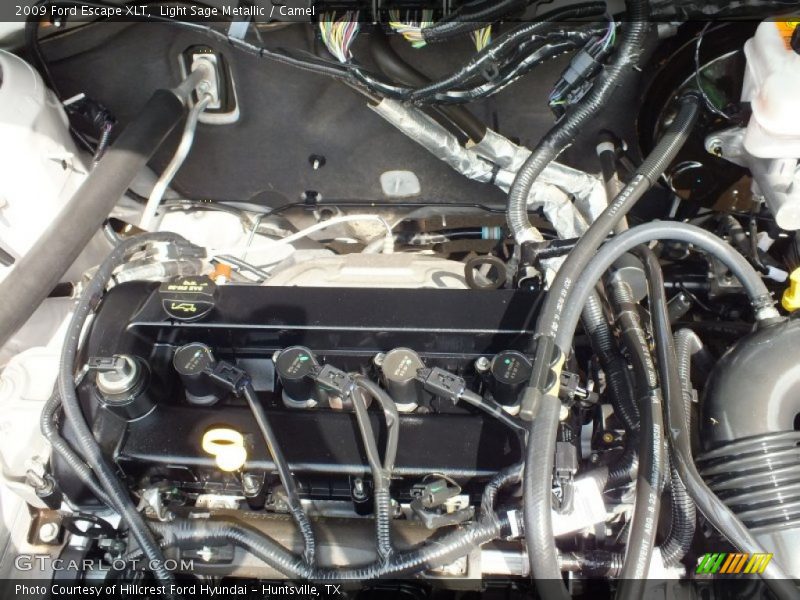 Light Sage Metallic / Camel 2009 Ford Escape XLT