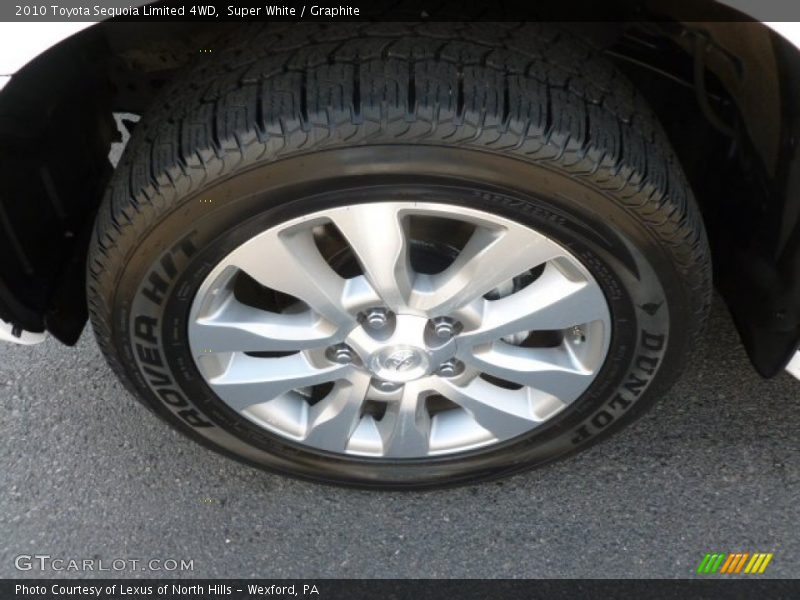 Super White / Graphite 2010 Toyota Sequoia Limited 4WD