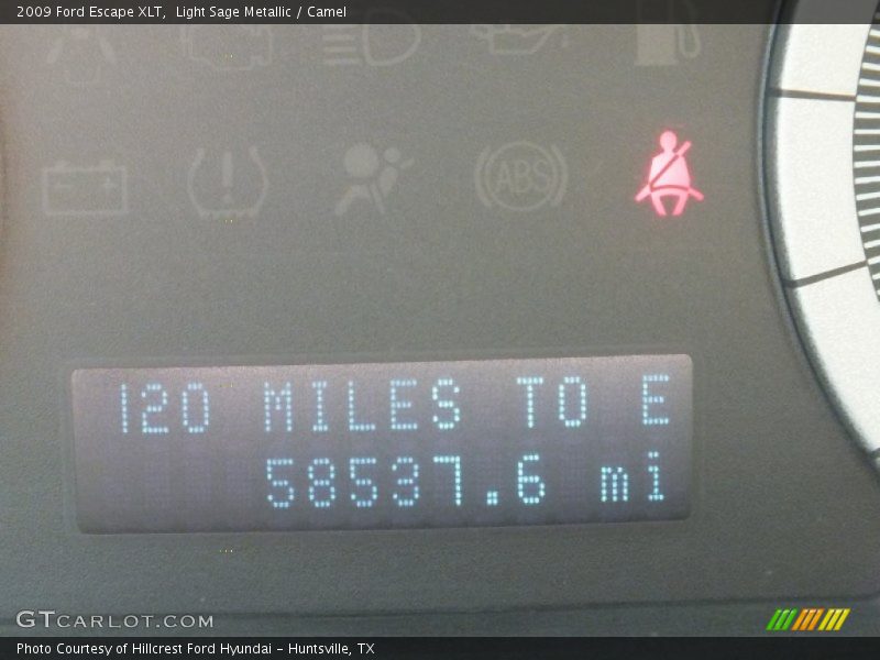 Light Sage Metallic / Camel 2009 Ford Escape XLT