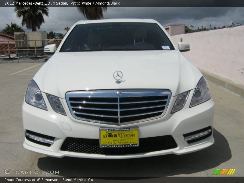 Arctic White / Almond/Black 2012 Mercedes-Benz E 350 Sedan