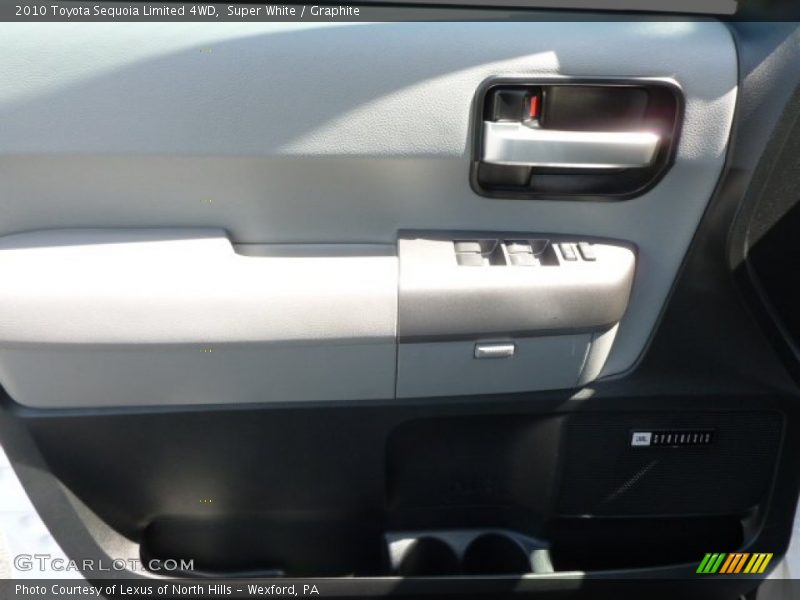 Super White / Graphite 2010 Toyota Sequoia Limited 4WD