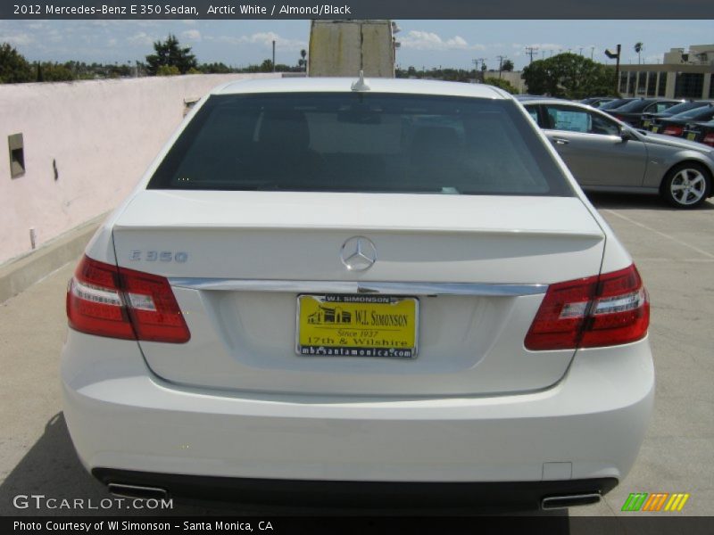 Arctic White / Almond/Black 2012 Mercedes-Benz E 350 Sedan