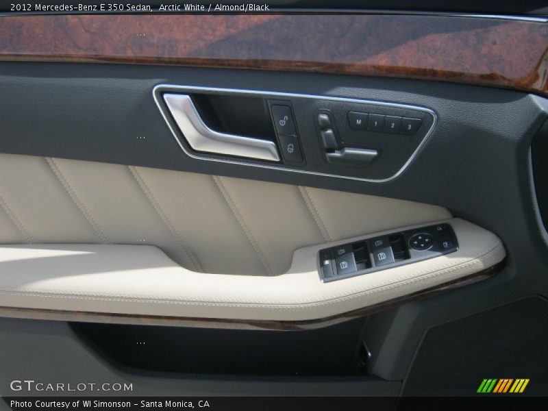 Arctic White / Almond/Black 2012 Mercedes-Benz E 350 Sedan