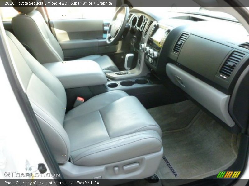 Super White / Graphite 2010 Toyota Sequoia Limited 4WD