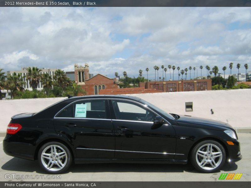 Black / Black 2012 Mercedes-Benz E 350 Sedan