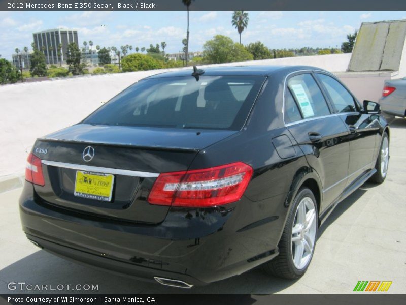 Black / Black 2012 Mercedes-Benz E 350 Sedan