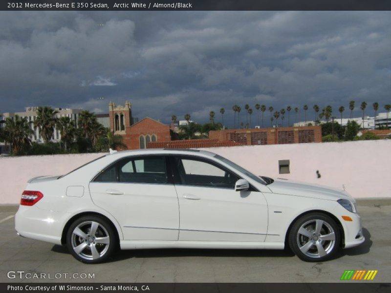 Arctic White / Almond/Black 2012 Mercedes-Benz E 350 Sedan