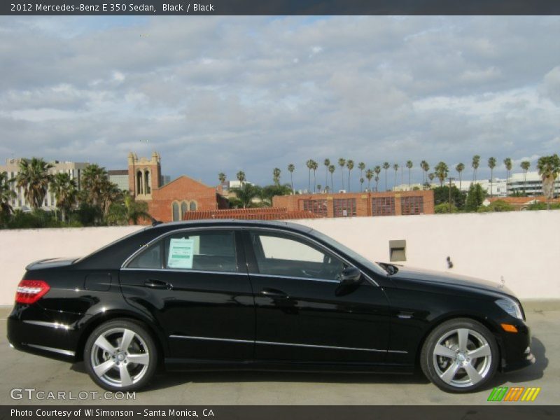 Black / Black 2012 Mercedes-Benz E 350 Sedan
