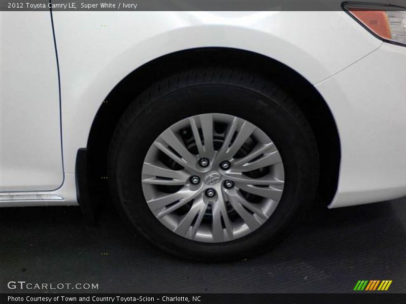 Super White / Ivory 2012 Toyota Camry LE