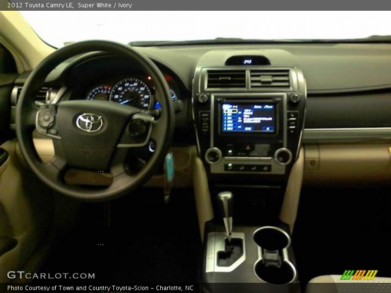 Super White / Ivory 2012 Toyota Camry LE