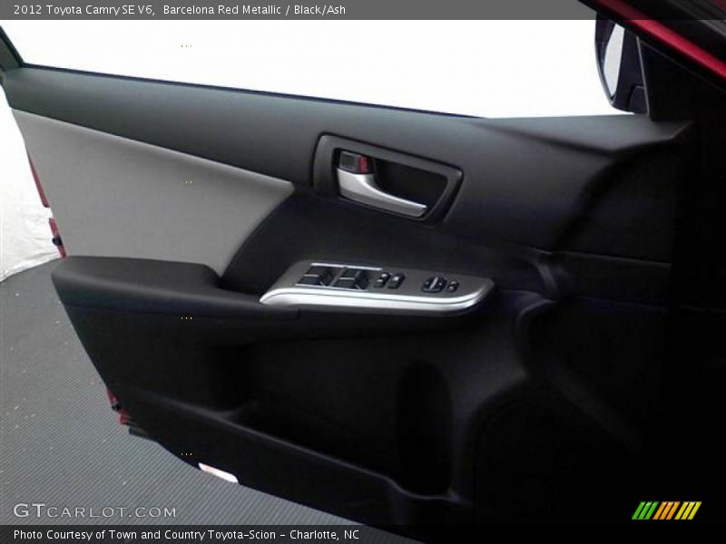 Barcelona Red Metallic / Black/Ash 2012 Toyota Camry SE V6