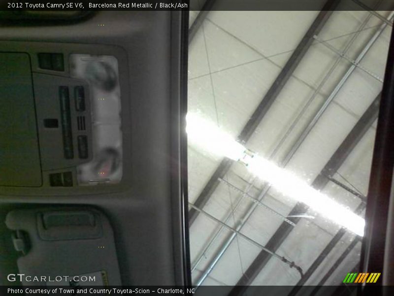 Barcelona Red Metallic / Black/Ash 2012 Toyota Camry SE V6