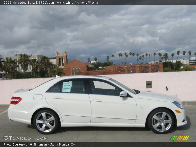 Arctic White / Almond/Mocha 2012 Mercedes-Benz E 350 Sedan