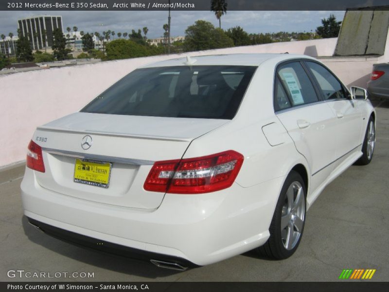 Arctic White / Almond/Mocha 2012 Mercedes-Benz E 350 Sedan
