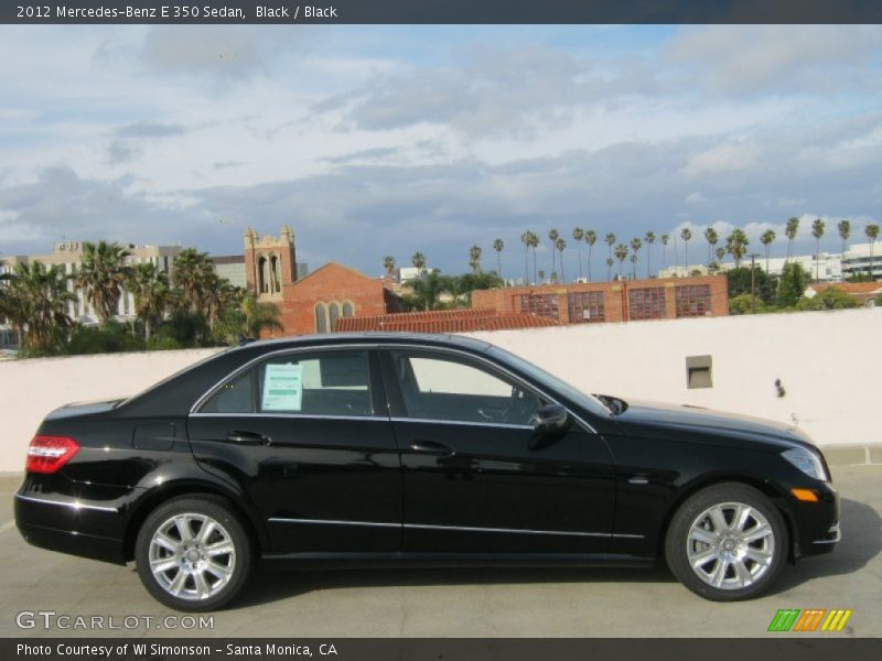 Black / Black 2012 Mercedes-Benz E 350 Sedan