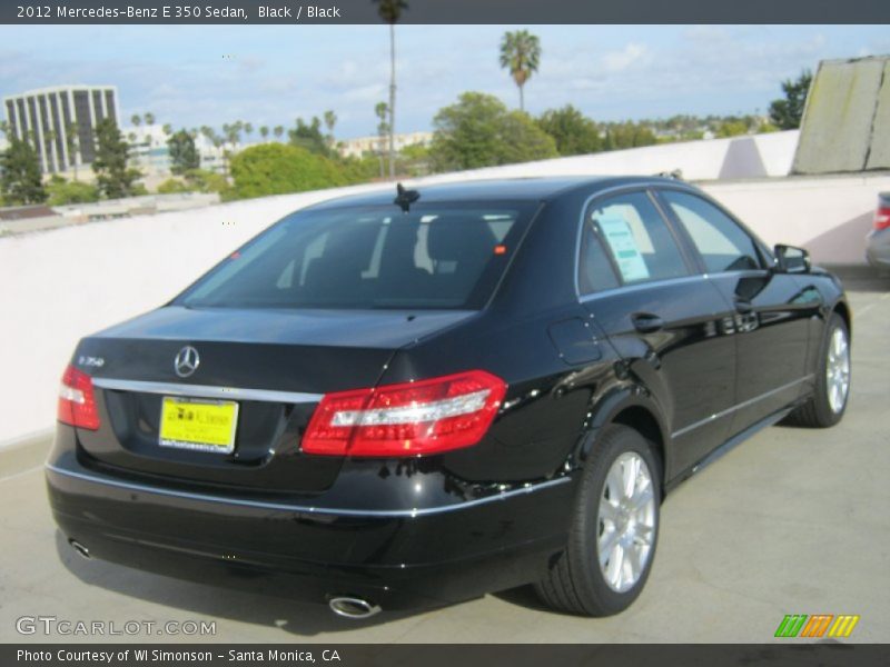 Black / Black 2012 Mercedes-Benz E 350 Sedan