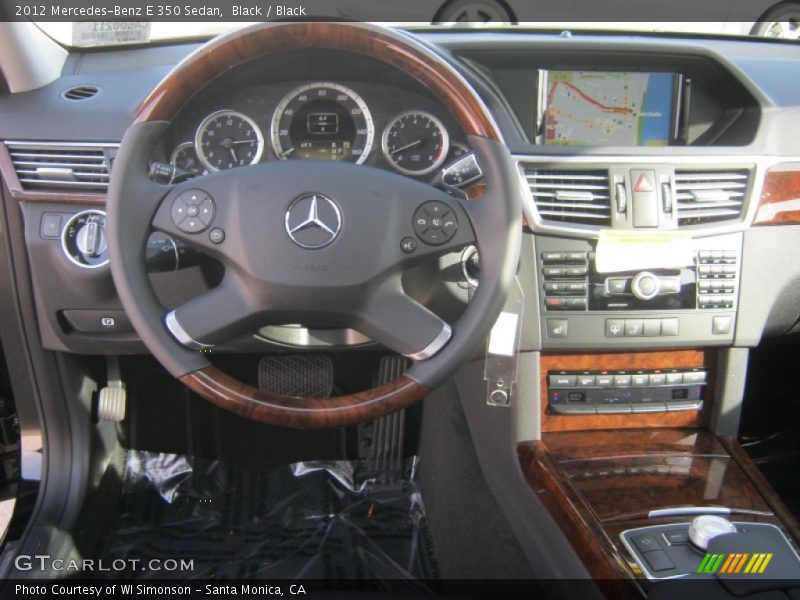Black / Black 2012 Mercedes-Benz E 350 Sedan