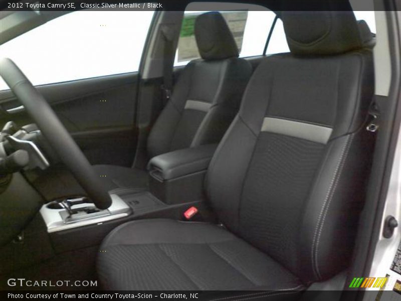 Classic Silver Metallic / Black 2012 Toyota Camry SE