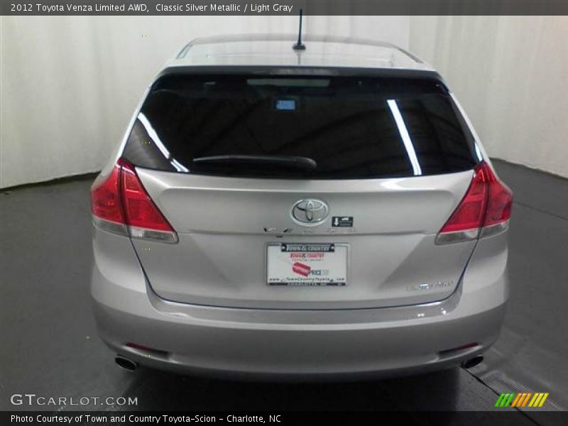 Classic Silver Metallic / Light Gray 2012 Toyota Venza Limited AWD