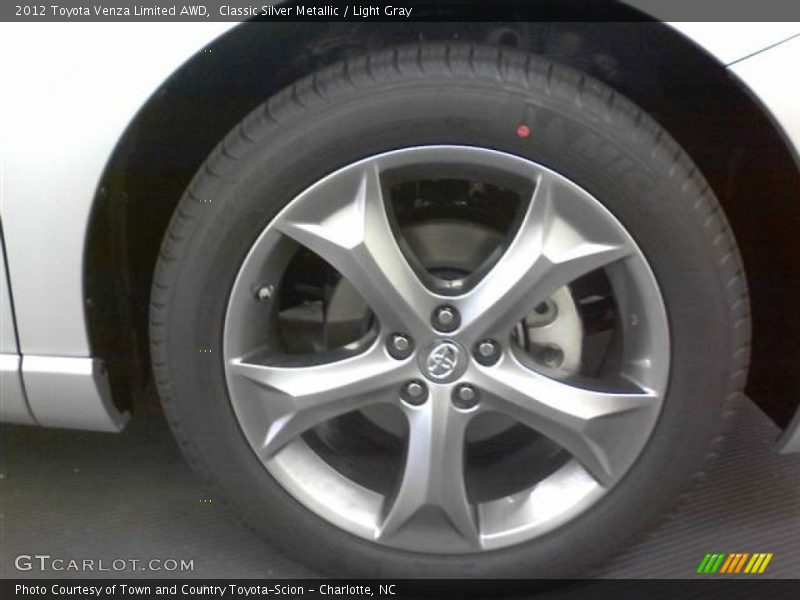 Classic Silver Metallic / Light Gray 2012 Toyota Venza Limited AWD