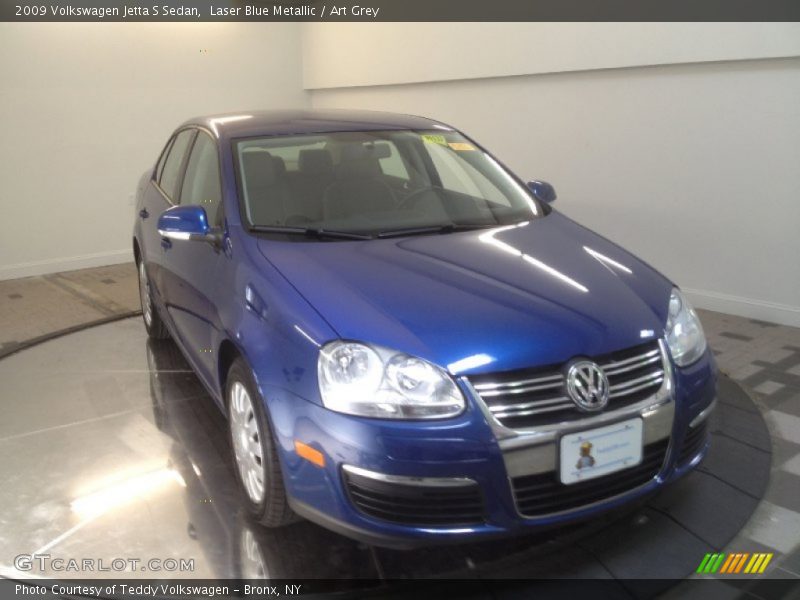 Laser Blue Metallic / Art Grey 2009 Volkswagen Jetta S Sedan