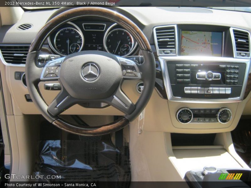 Black / Almond Beige 2012 Mercedes-Benz ML 350 4Matic