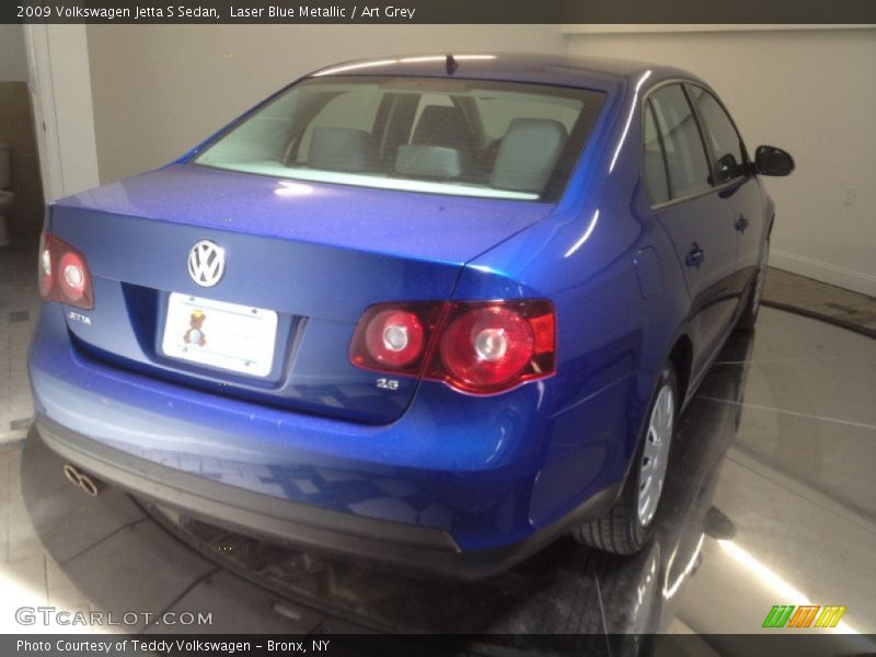 Laser Blue Metallic / Art Grey 2009 Volkswagen Jetta S Sedan