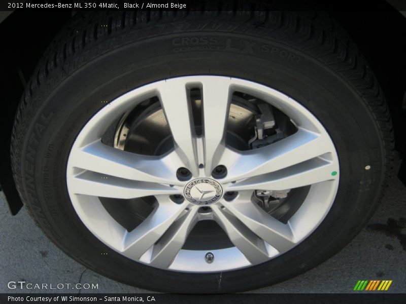 Black / Almond Beige 2012 Mercedes-Benz ML 350 4Matic