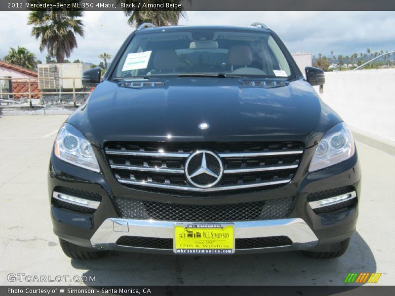 Black / Almond Beige 2012 Mercedes-Benz ML 350 4Matic