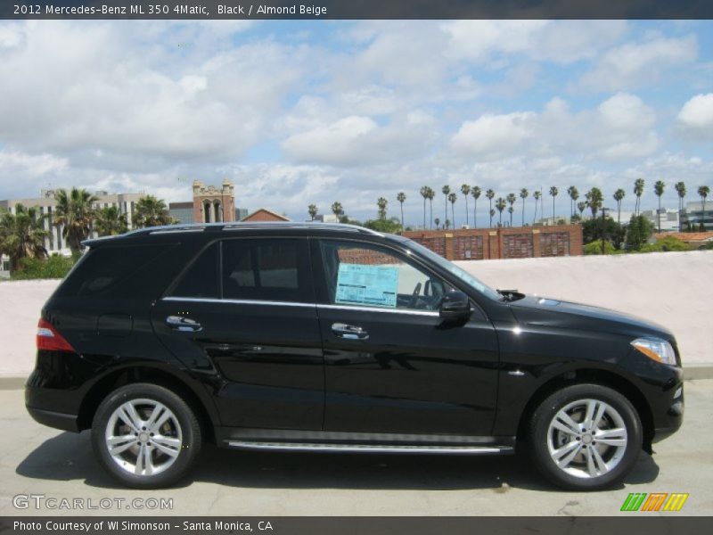 Black / Almond Beige 2012 Mercedes-Benz ML 350 4Matic