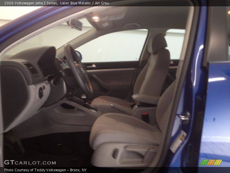 Laser Blue Metallic / Art Grey 2009 Volkswagen Jetta S Sedan