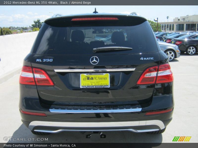 Black / Almond Beige 2012 Mercedes-Benz ML 350 4Matic