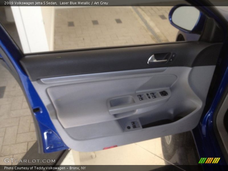 Laser Blue Metallic / Art Grey 2009 Volkswagen Jetta S Sedan