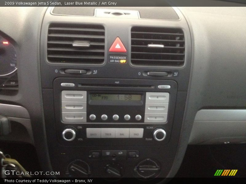 Laser Blue Metallic / Art Grey 2009 Volkswagen Jetta S Sedan