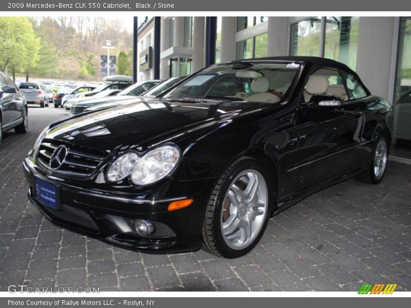 Black / Stone 2009 Mercedes-Benz CLK 550 Cabriolet