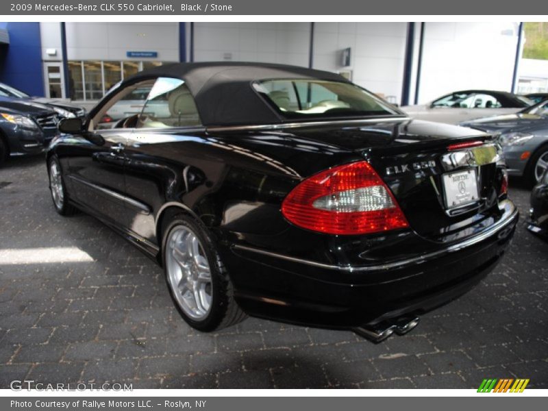 Black / Stone 2009 Mercedes-Benz CLK 550 Cabriolet